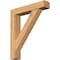 Ekena Millwork Traditional Block Smooth Bracket w/ Offset Brace, Western Red Cedar, 7 1/2"W x 38"D x 44"H BKT0806X38X44TRA05SWR - alternate 1